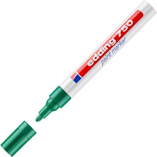 Lakový popisovač Edding 750, zelený