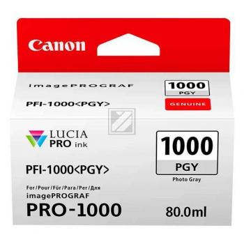 Original Canon 0553C001 / PFI-1000PGY Tinte grau foto