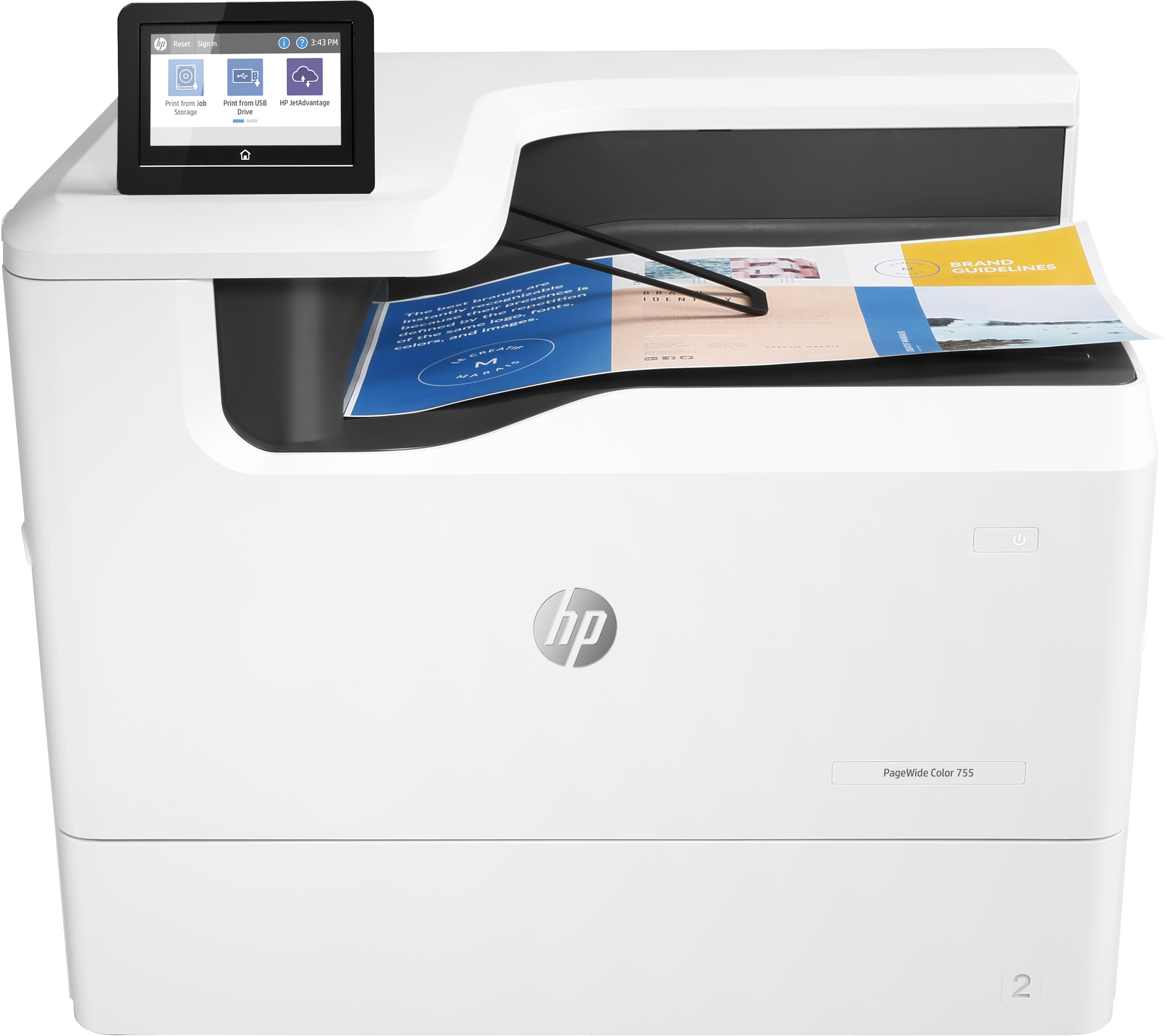 HP PageWide Color 755dn Tintenstrahldrucker Farbe 2400 x 1200 DPI A3 WLAN