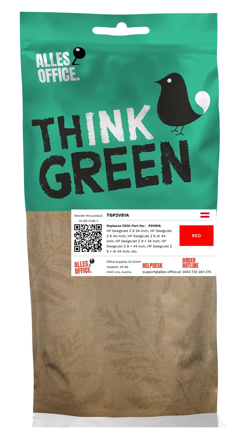 ThinkGreen HP P2V81A / 746 Ink červený