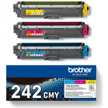 Test Brother Toner-Kit gelb, magenta, cyan (TN-242CMY)