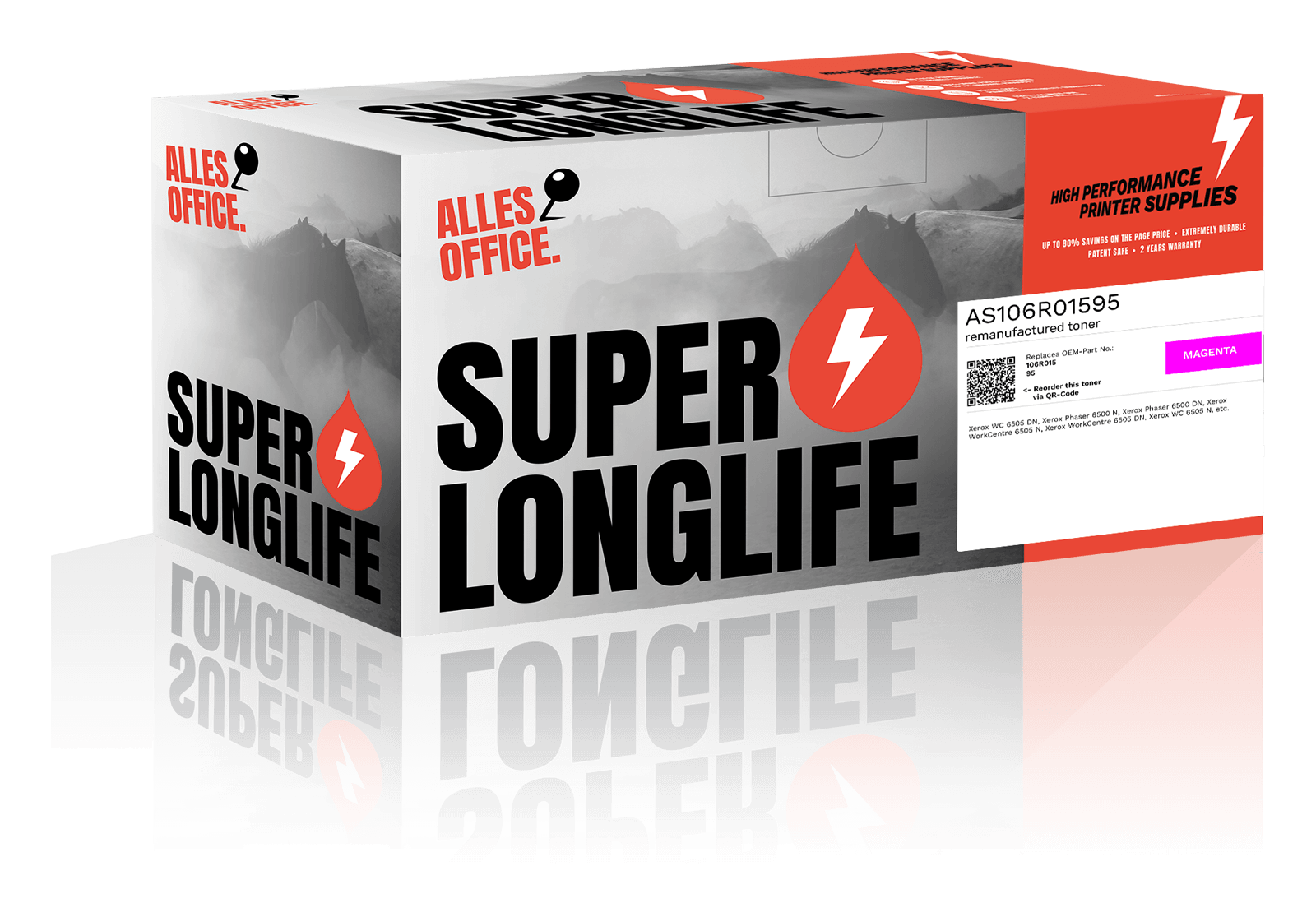 Superlonglife Xerox 106R01595 Toner purpurová