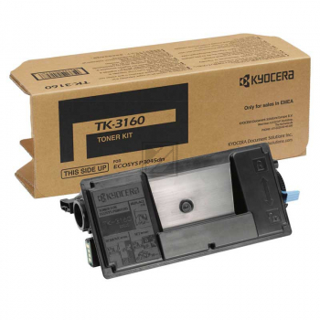 Original KYOCERA 1T02T90NL0 / TK-3160 Toner schwarz Kyocera Toner-Kit schwarz (1T02T90NL0, TK-3160)