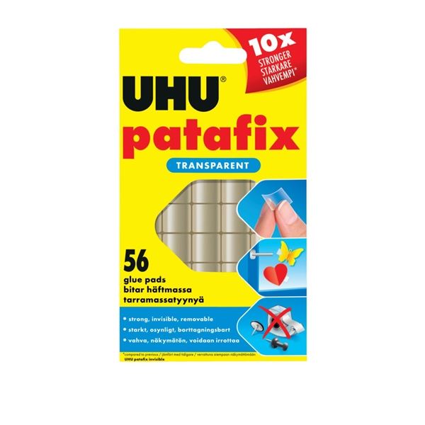 Lepicí guma UHU patafix Invisible, 56 ks