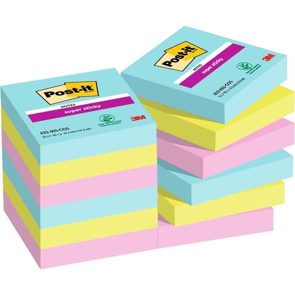 Bloček Post-it Sticky, 47,6 x 47,6 mm, COSMIC,12ks