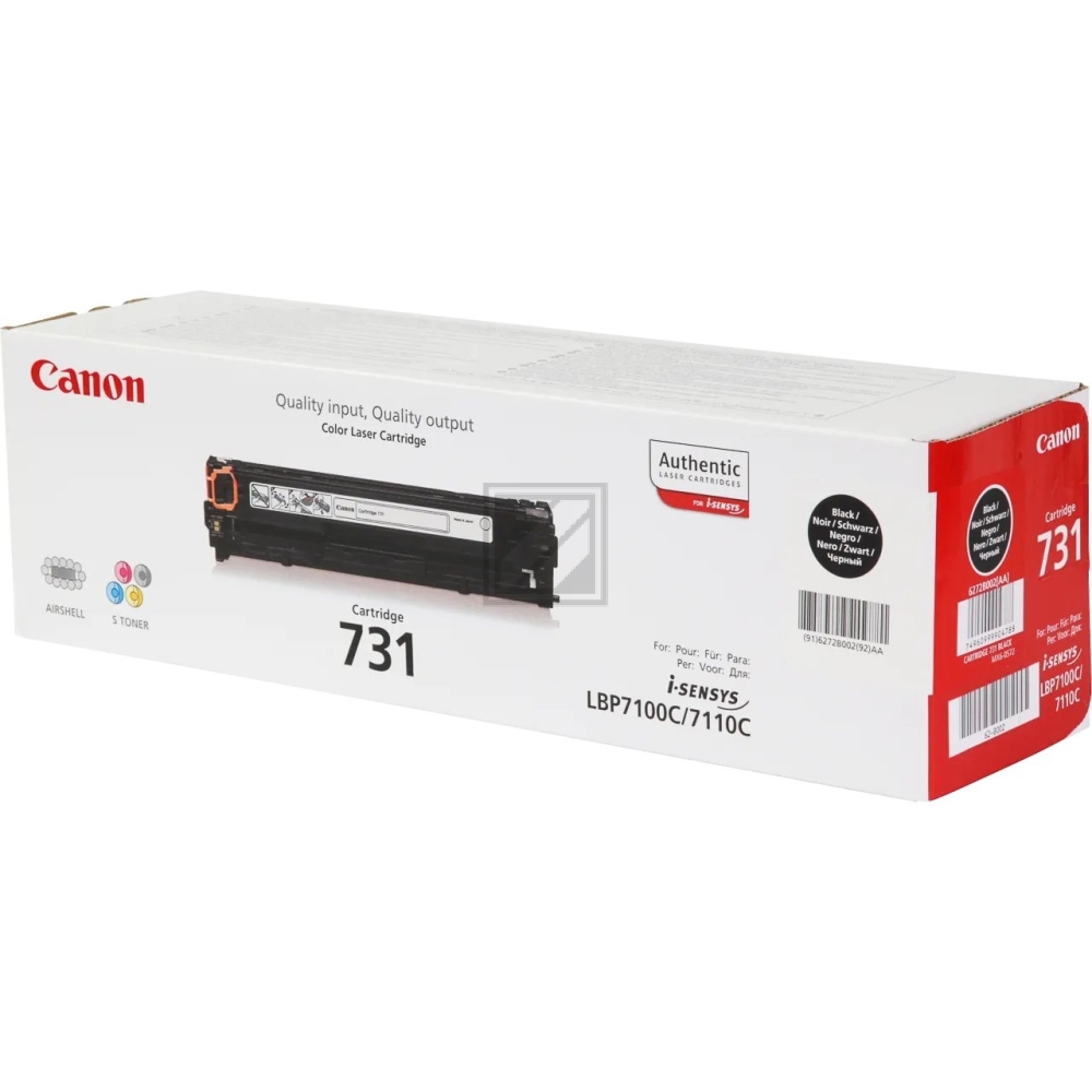 Canon Toner-Kartusche schwarz (6272B002, 731)
