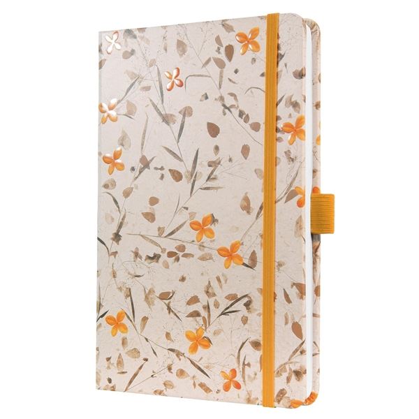 Záznamní kniha Sigel Jolie® A5, Bloom Yellow