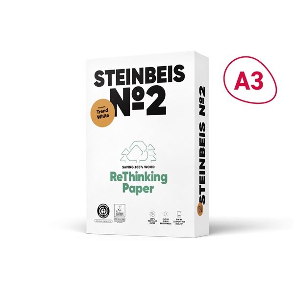 Recyklovaný papír Steinbeis No.2 A3 80 g/m2,500 l.