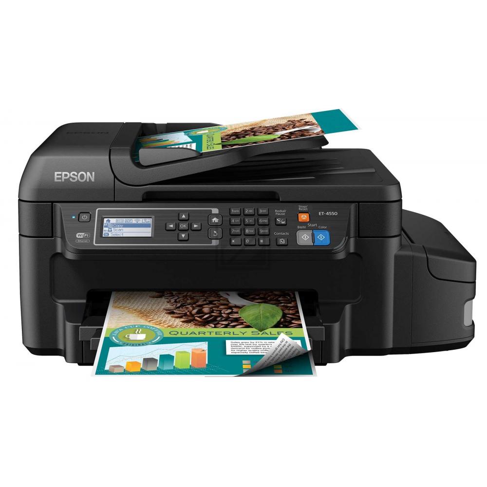 Epson EcoTank ET-4550 Tintenstrahl A4 4800 x 1200 DPI 13,7 Seiten pro Minute WLAN