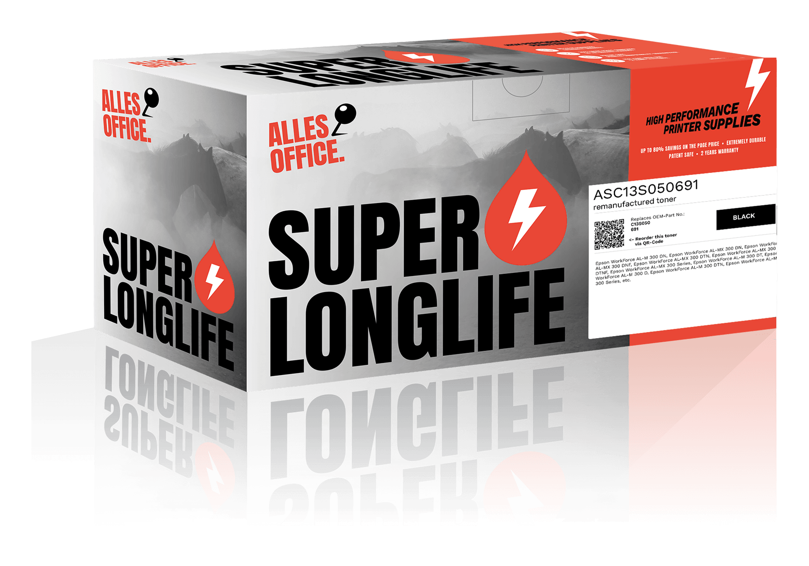 Superlonglife Epson C13S050691 / 691 Toner černý
