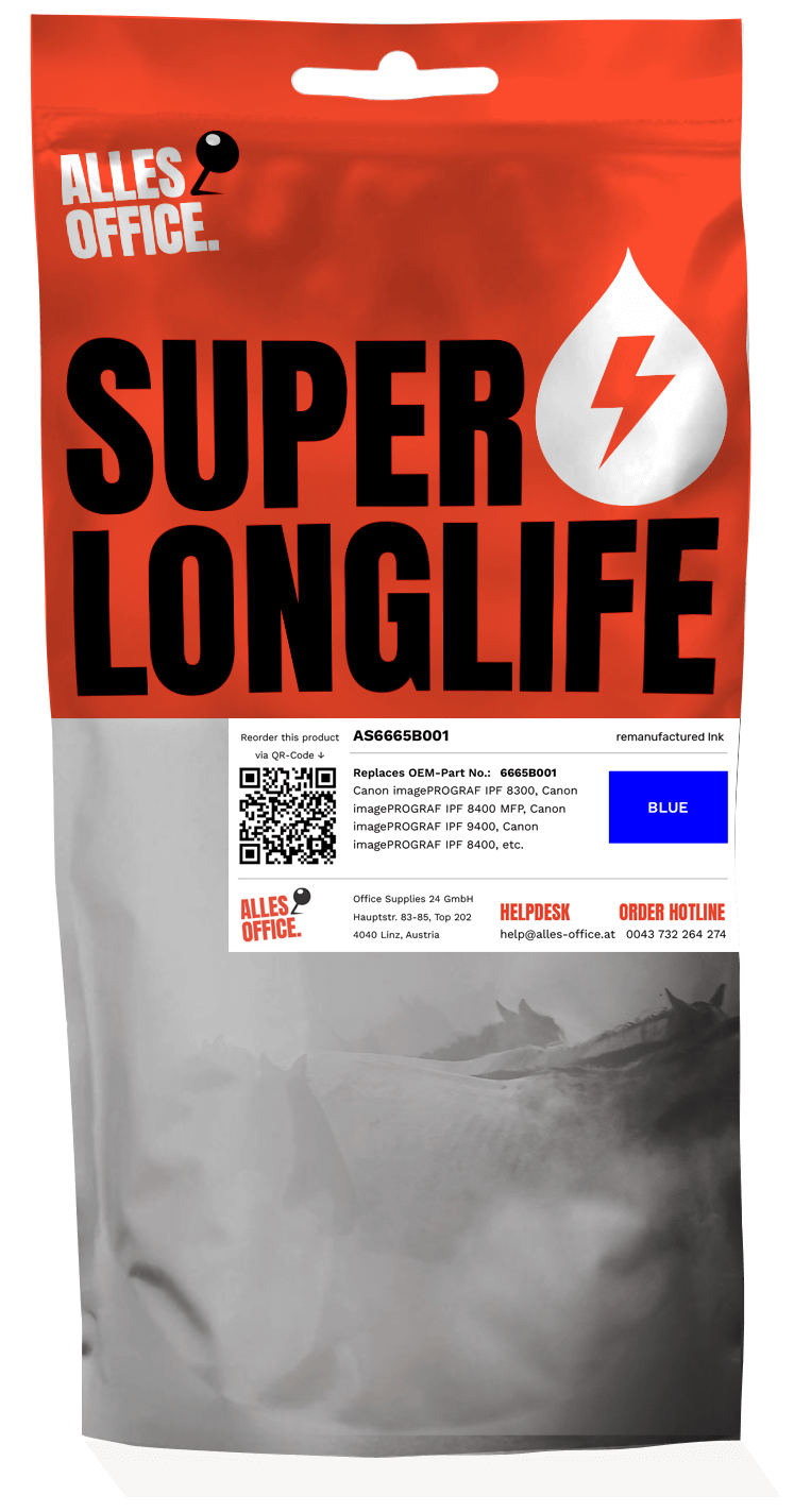 Superlonglife Canon 6665B001 / PFI-306B Ink modrý