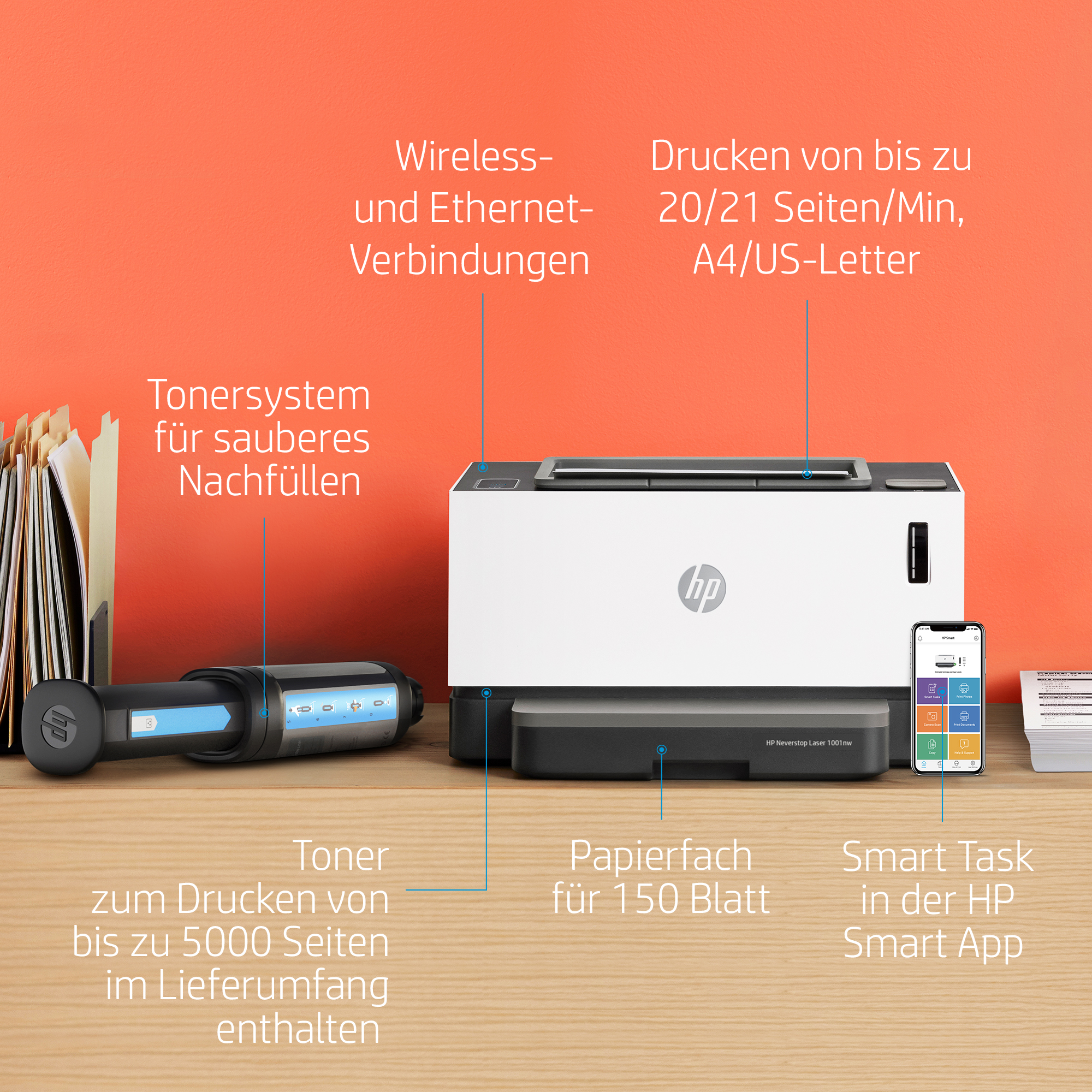 HP Neverstop Laser 1001nw, Drucken HP Neverstop Laser 1001nw, Drucken