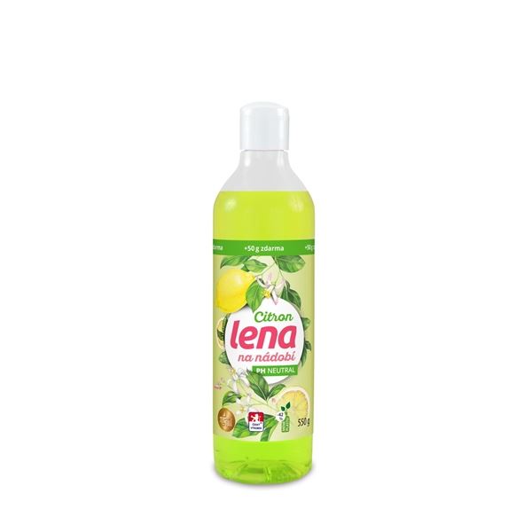Prostředek na nádobí Lena - citron, 550 g