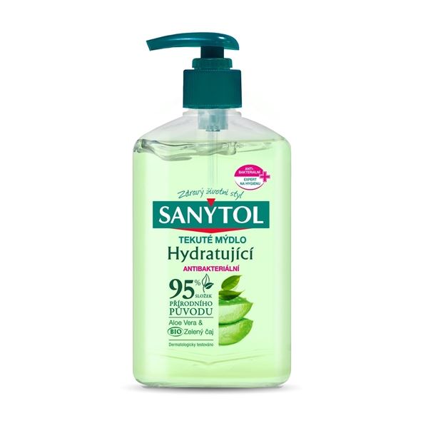 Tekuté mýdlo Sanytol - dezinfekční, hydratační