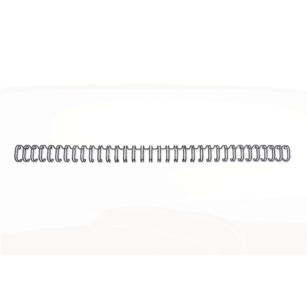 Drátěné hřbety GBC, Wire, 3:1, 7,9 mm,černé,100 ks