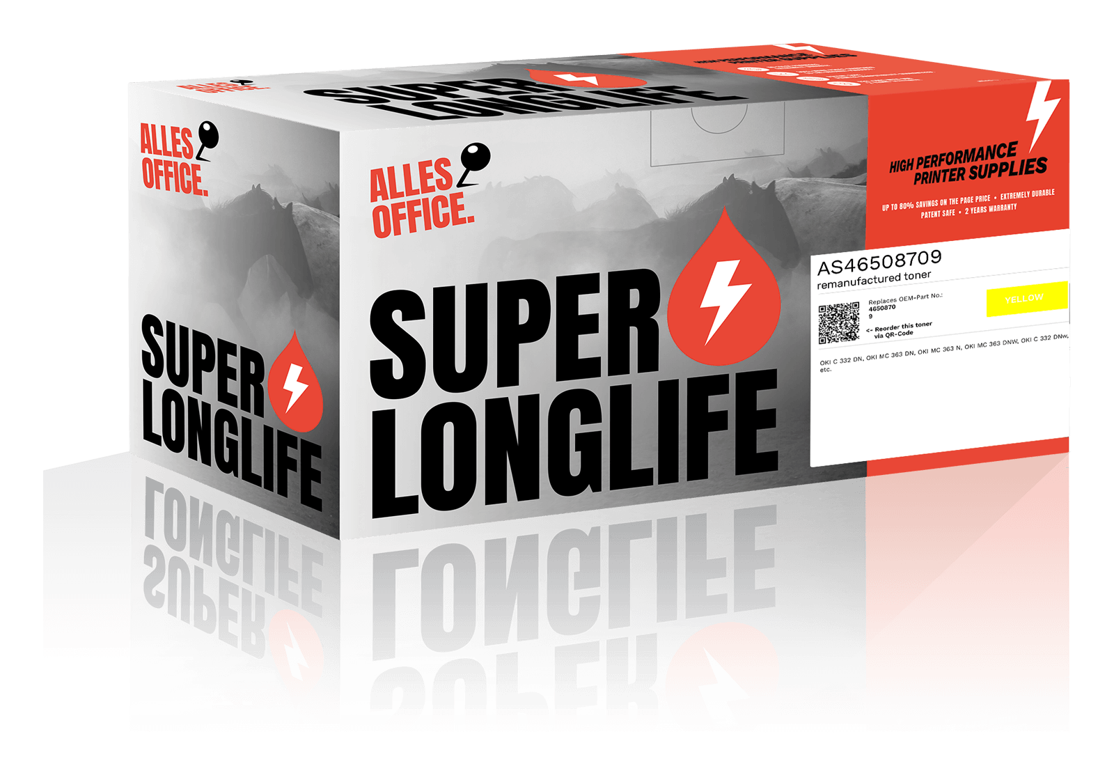 Superlonglife OKI 46508709 Toner žluť