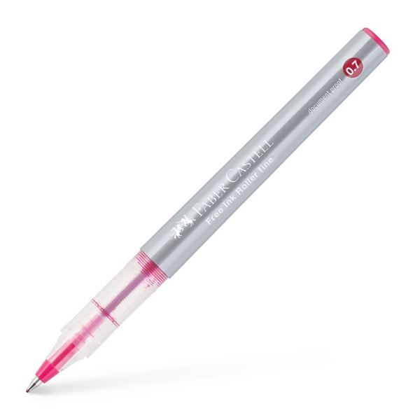 Roller Faber-Castell Free Ink, hrot 0,7 mm, vínová