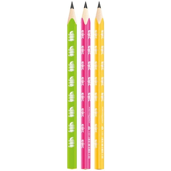 Grafitová tužka KEYROAD Neon JUMBO, HB, 6ks