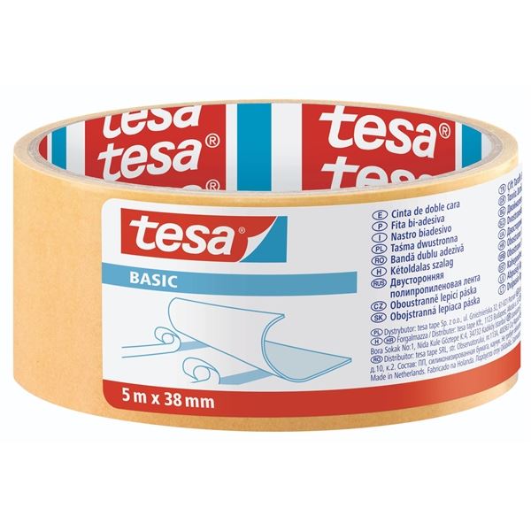 Oboustranná lepicí páska Tesa basic 38 mmx5 m