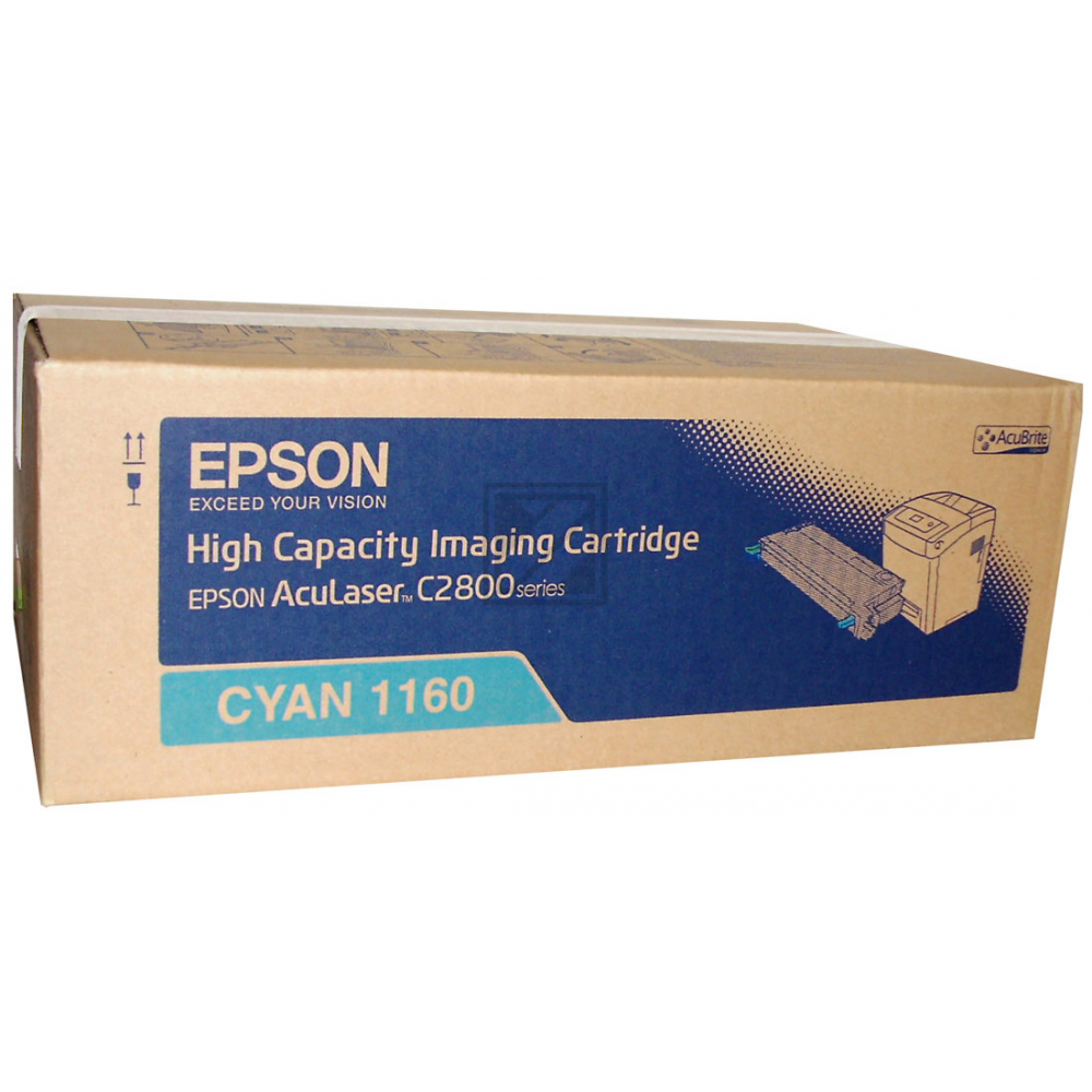 Original Epson C13S051160 / 1160 Toner cyan