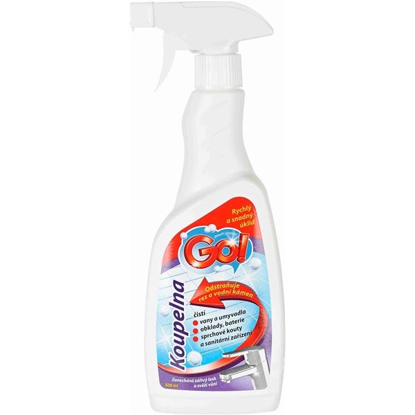 Čisticí prostředek na koupelny GO! - 500 ml