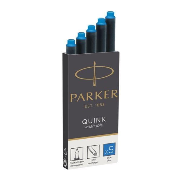 Inkoustové bombičky Parker, 5 ks