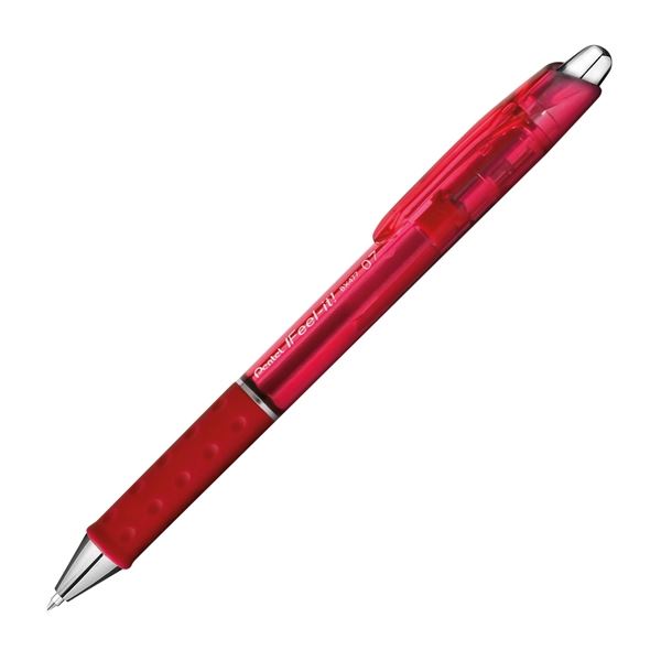 Kuličkové pero Pentel BX477-B - hrot 0,7 mm, červe