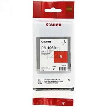 Original Canon 6627B001 / PFI-106R Tinte rot