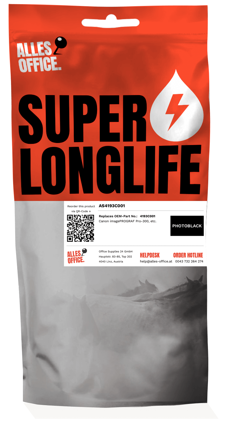 Superlonglife Canon 4193C001 / PFI-300PBK Ink