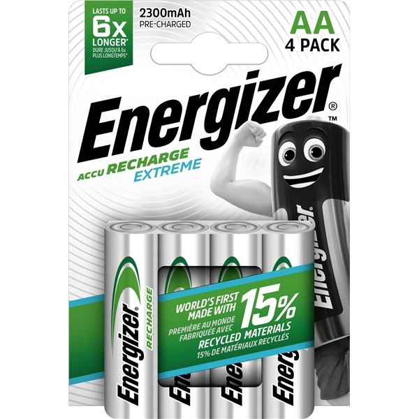 Nab.bat.Energizer Extreme-AA,2300mAh,přednab.,4ks