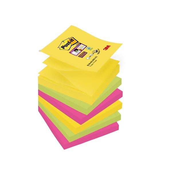 Z-bločky Post-it Super Sticky Carniva, 76x76mm,6ks