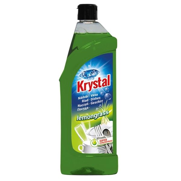 Prostředek na nádobí Krystal - Lemongrass, 750 ml