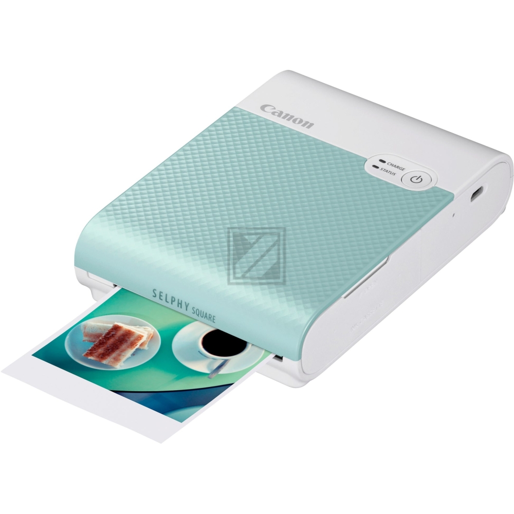 Canon SELPHY SQUARE QX10 mobiler WLAN-Farbfotodrucker, Mintgrün
