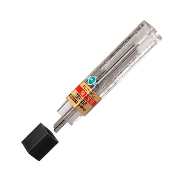 Náhradní tuhy Pentel B, 0,5 mm, 12 ks
