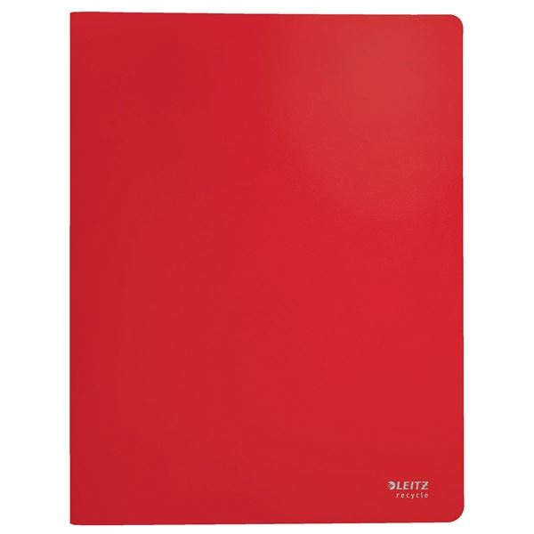 Katalog.kniha Leitz RECYCLE-A4,40 kapes,eko.,červ.
