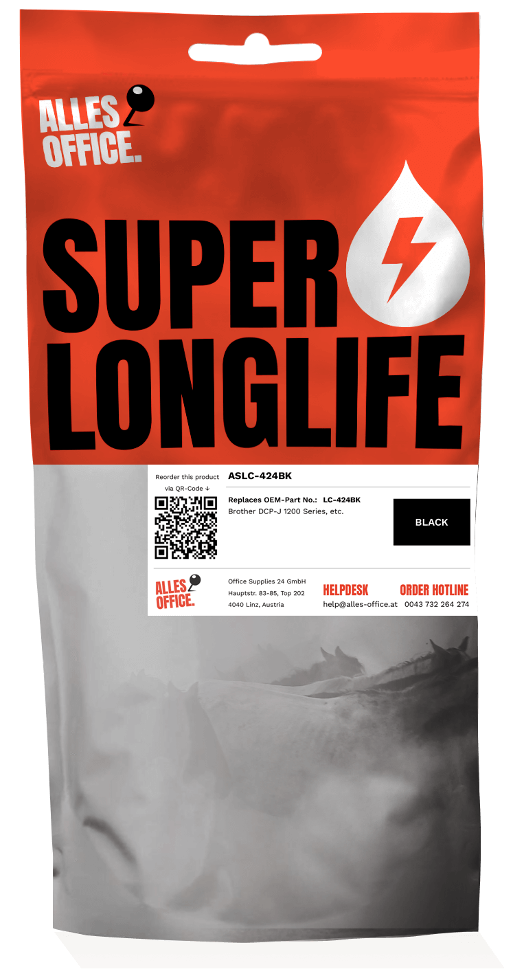 Superlonglife Brother LC-424BK Ink černý