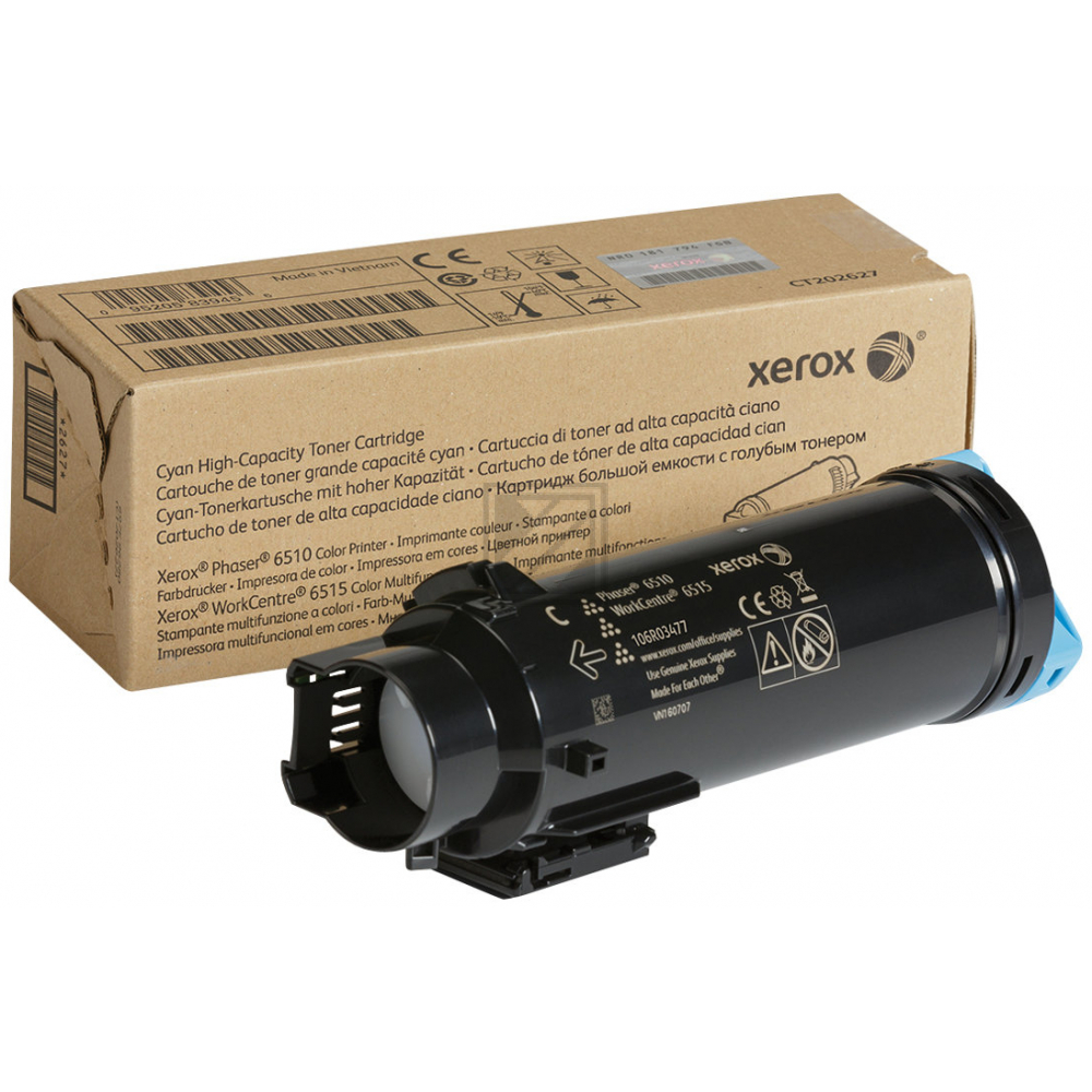 Original Xerox 106R03477 Toner cyan