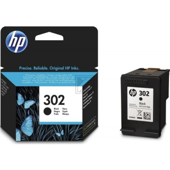 Original HP F6U66AE / 302 Tinte schwarz
