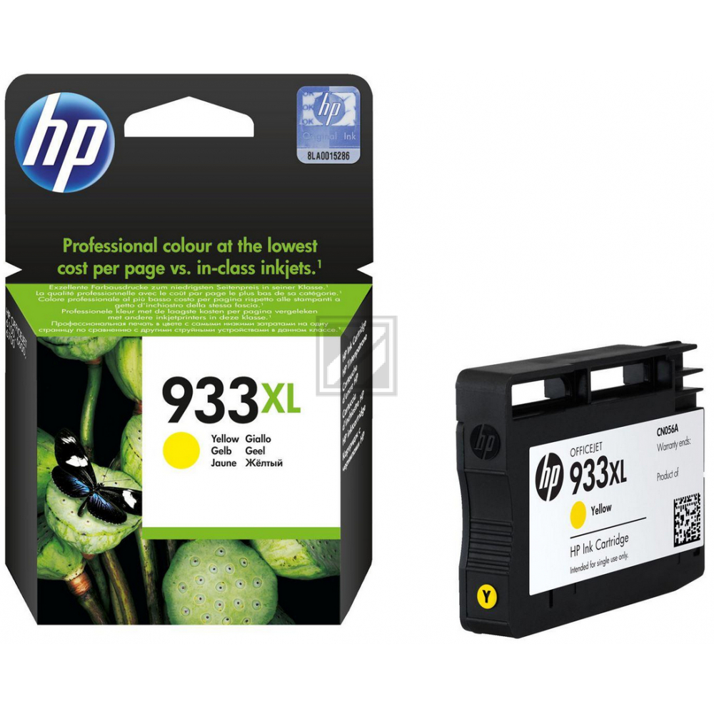 Original HP CN056AE / 933XL Tinte gelb