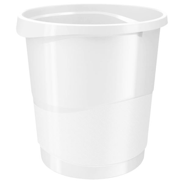 Odpadkový koš Esselte VIVIDA, 14 l, bílý