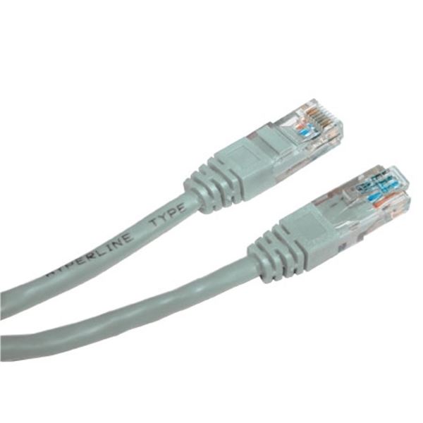 Síťový kabel, CAT6 UTP, 5 m, šedý