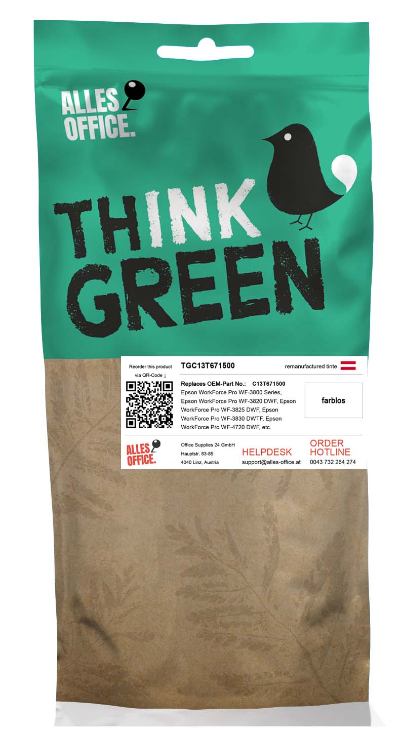 ThinkGreen replaces Epson C13T671500 farblos