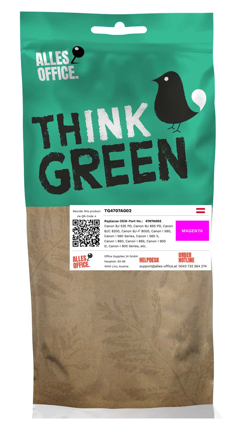 ThinkGreen replaces Canon 4707A002 / BCI-6M magenta