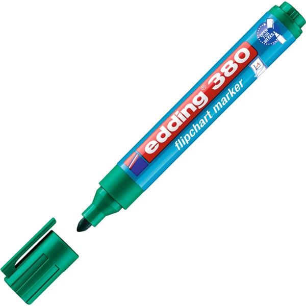 Popisovač na flipchart Edding 380, zelený