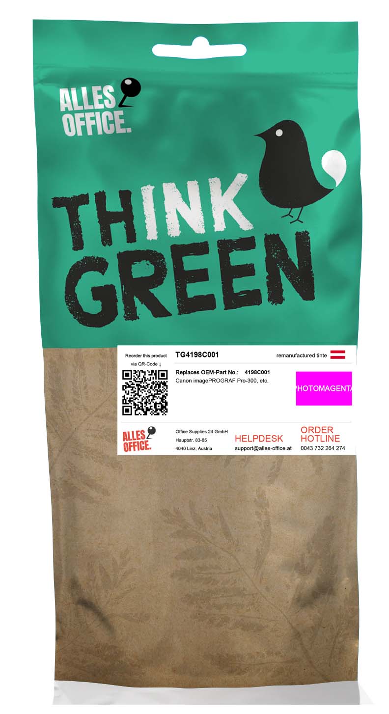 ThinkGreen replaces Canon 4198C001 / PFI-300PM magenta foto