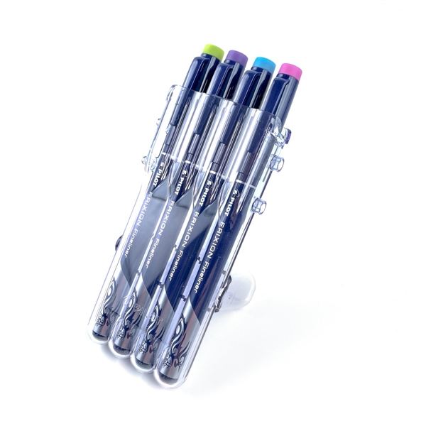 Gumovací liner Pilot FriXion Pastel, sada 4 barev
