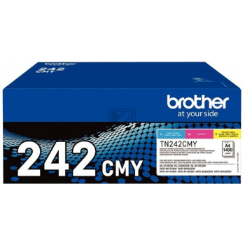 Test Brother Toner-Kit gelb, magenta, cyan (TN-242CMY)