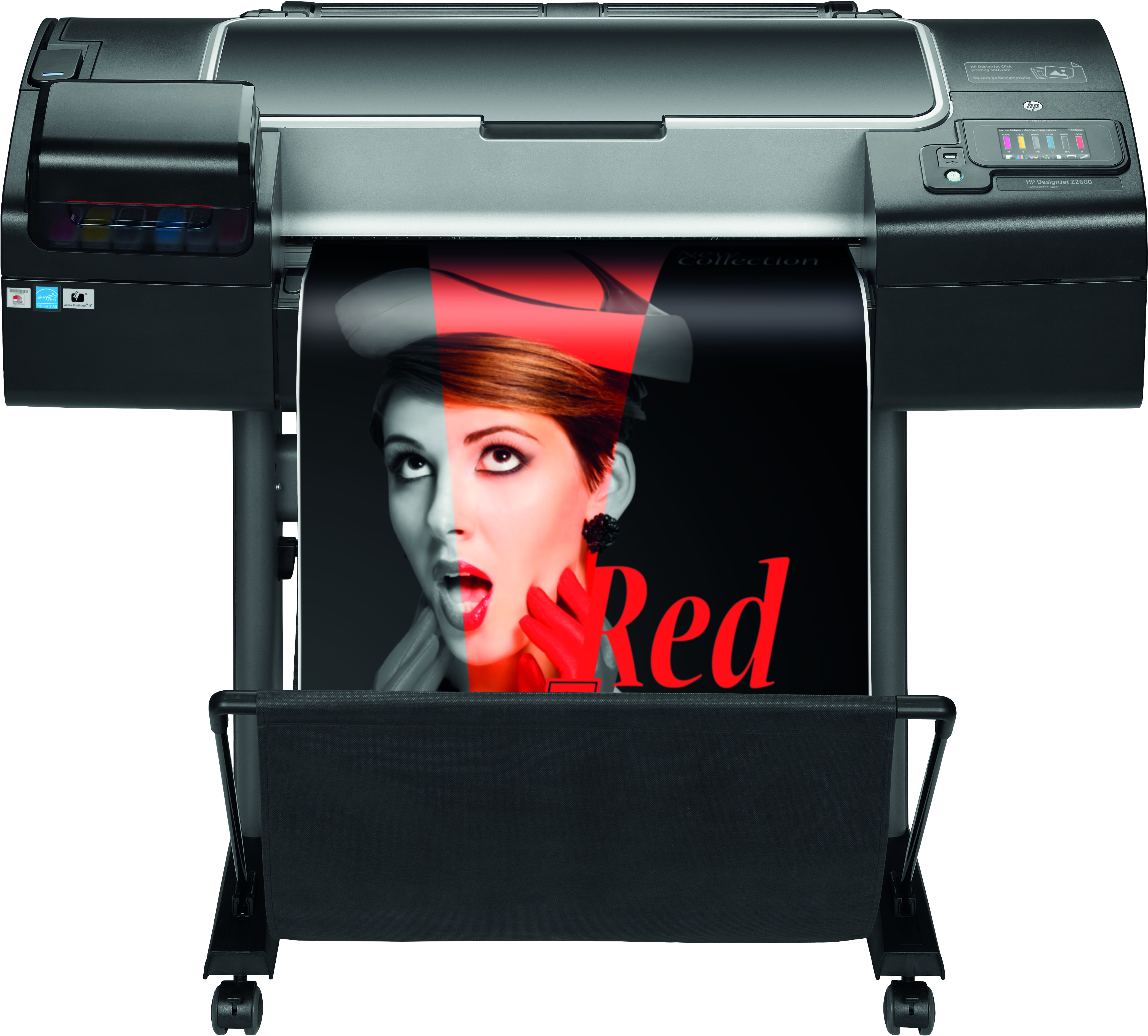 HP Designjet Z2600 24-in PostScript Großformatdrucker Thermal inkjet Farbe 2400 x 1200 DPI 610 x 1676 mm