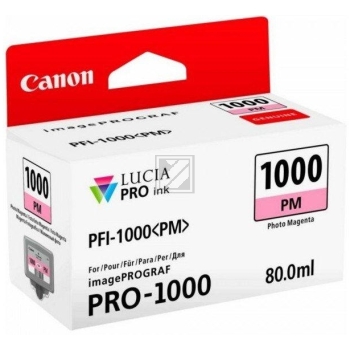 Original Canon 0551C001 / PFI-1000PM Tinte magenta hell