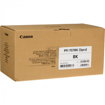 Original Canon 9821B001 / PFI-707BK Tinte schwarz
